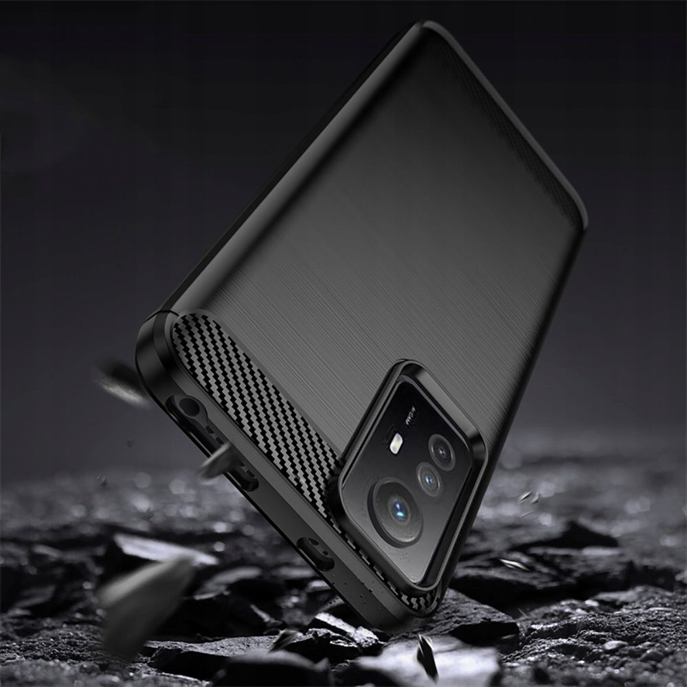 Carbon Shield TPU калъф за Xiaomi Redmi Note 12S - Черен
