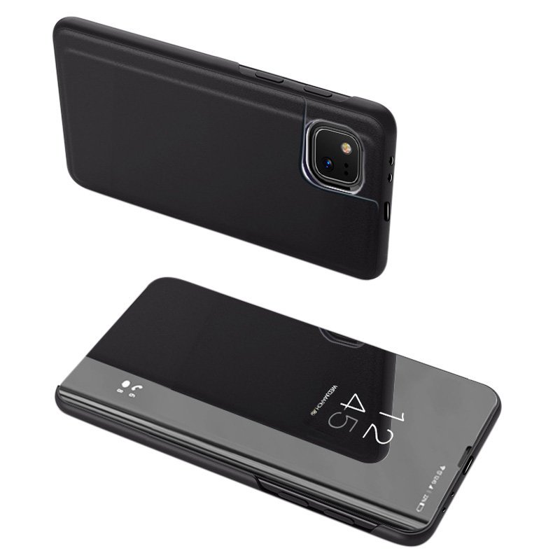 Калъф Clear View за Realme 8/8 Pro - Черен
