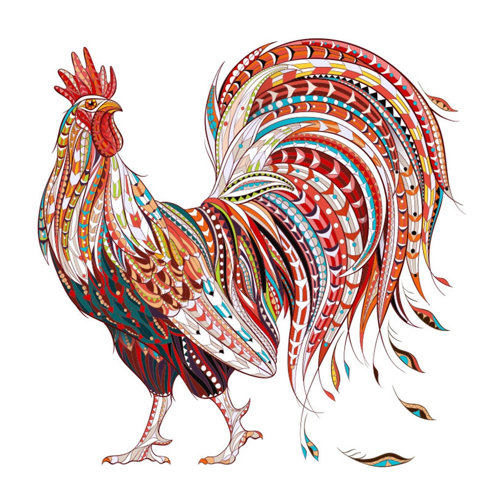 Дървено пъзел - Rooster / L